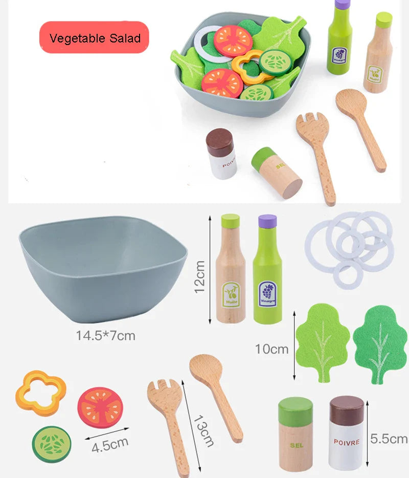 Wooden Kitchen Pretend Play Toy Simulationwooden kitchen pretend play