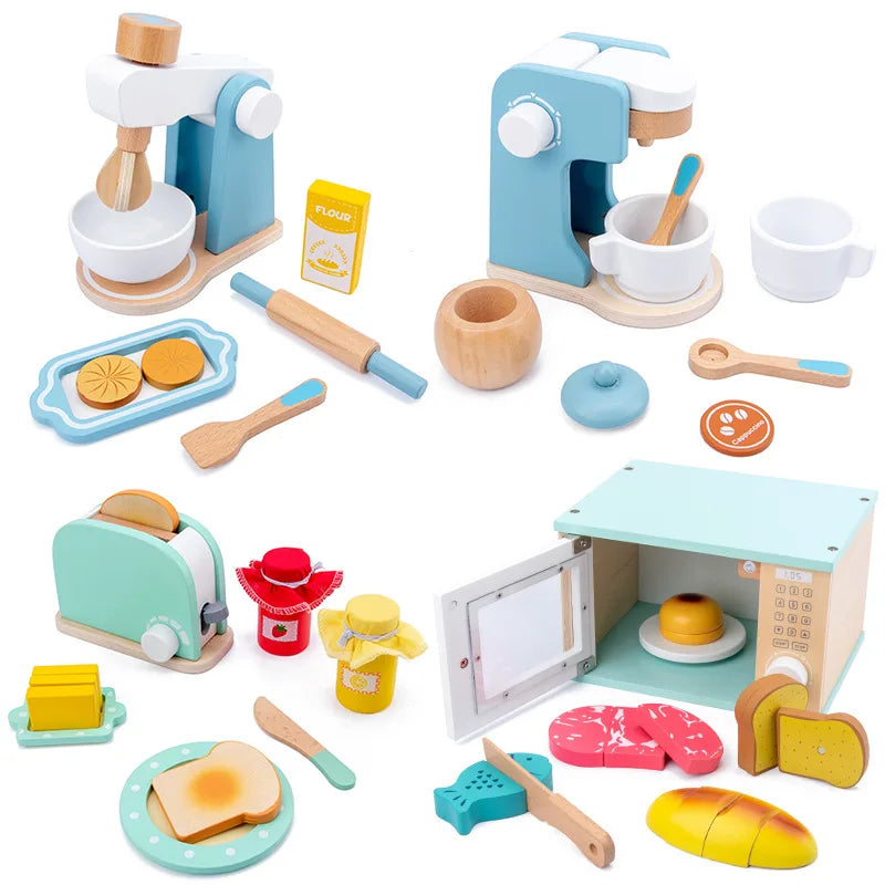Wooden Kitchen Pretend Play Toy Simulationwooden kitchen pretend play