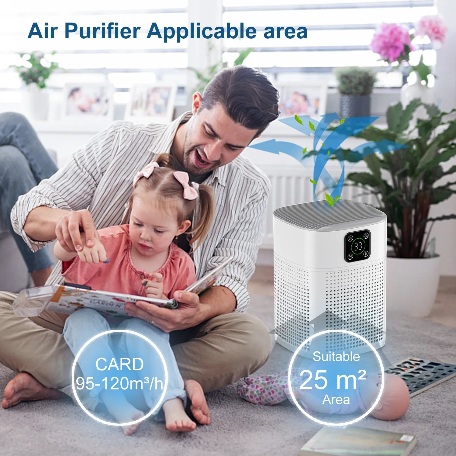 Smart Control Air Purifier For Home