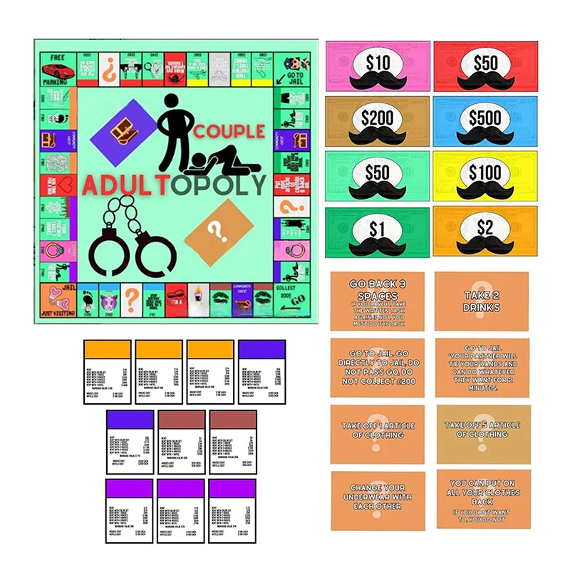 Adultopoly Board Game