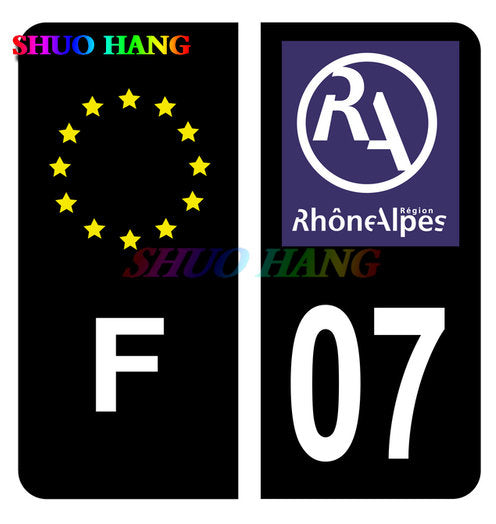 Sticker License Plate