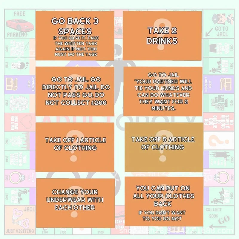 Adultopoly Board Game