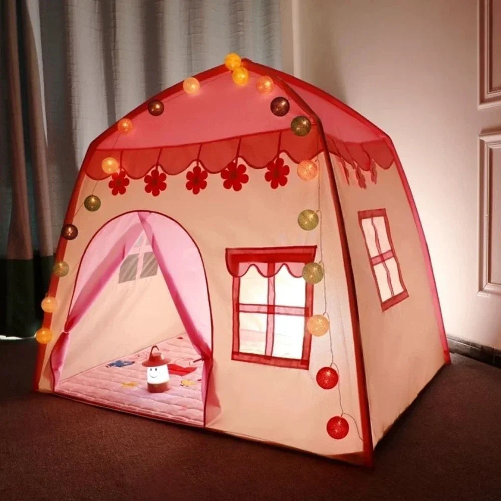 Kids Pink Play House Tent Teepee Tent Enfantkids pink play house tent