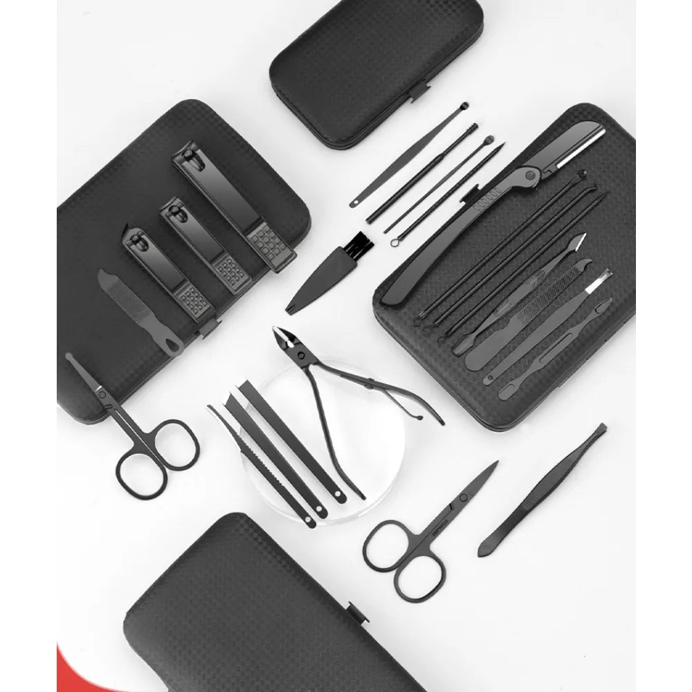 Black Nail Clipper Set Tool