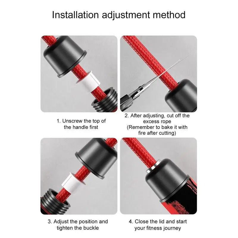 Group Skipping Rope Anti-Slip Handle For Double Unders