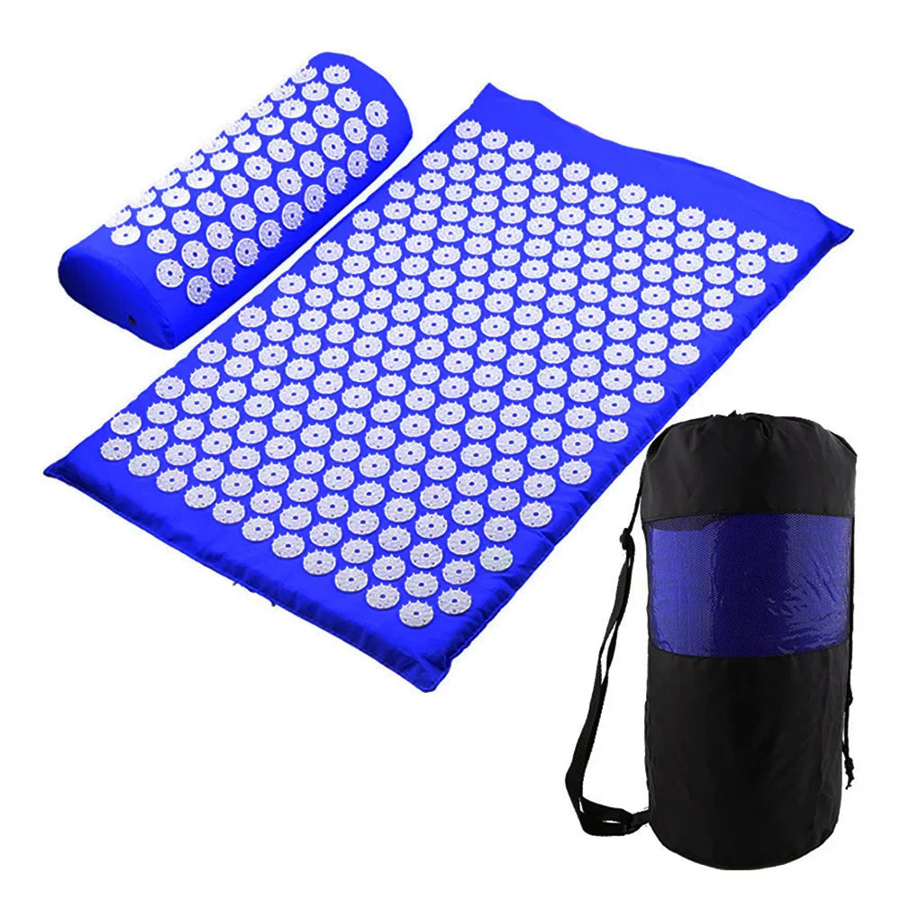 acupressure yoga mat massage cushion pillowacupressure yoga mat massag
