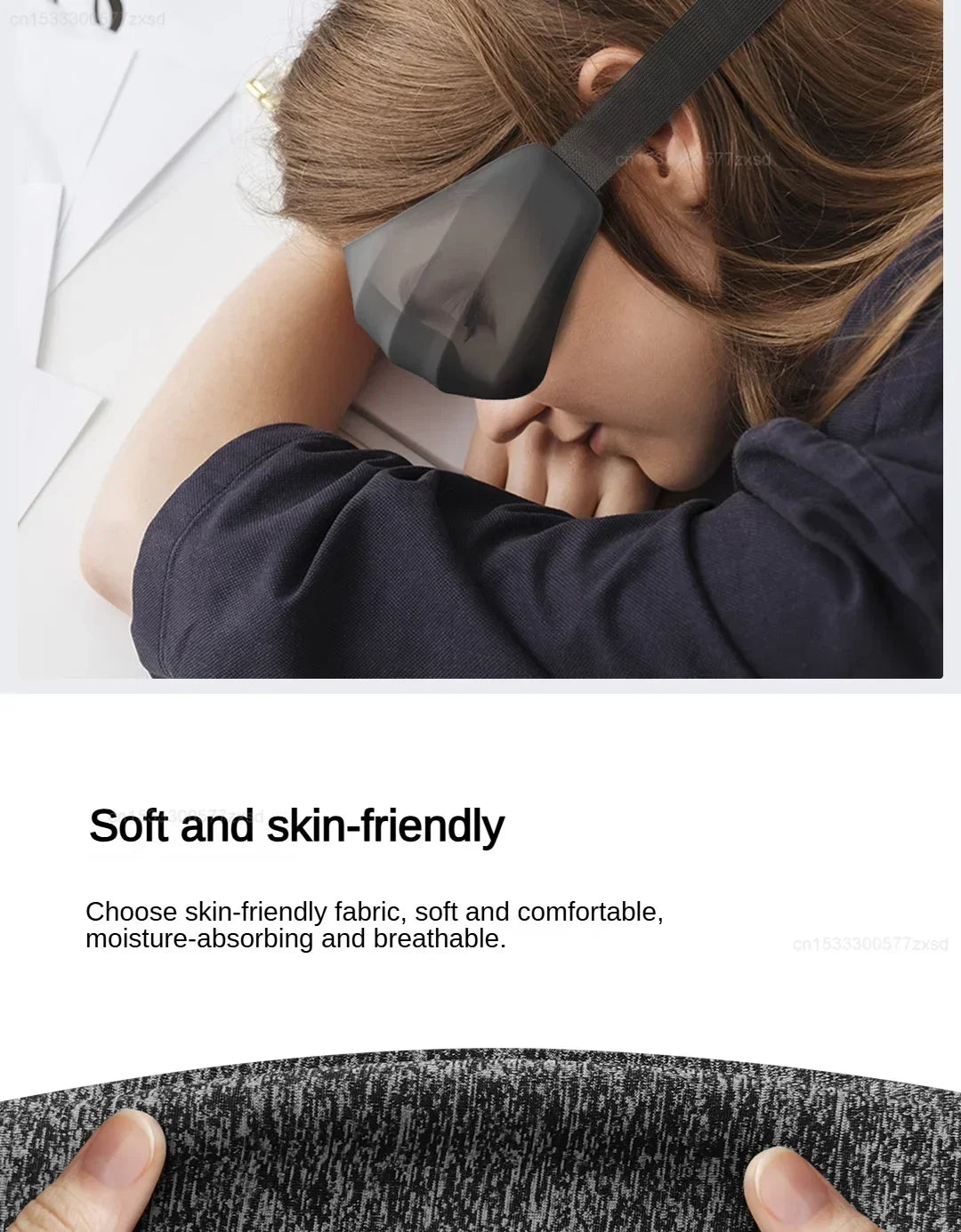 Block Out Light Eye Mask Portable For Sleeping