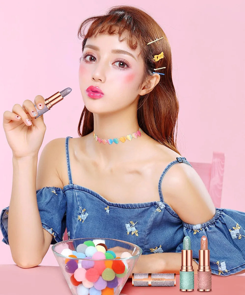 Temperature Color Changing Glitter Lipstick