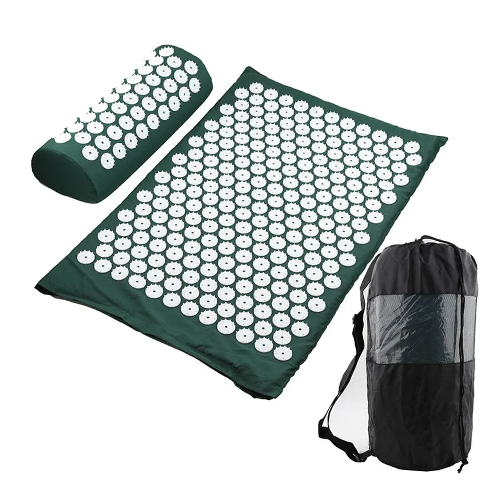 acupressure yoga mat massage cushion pillowacupressure yoga mat massag