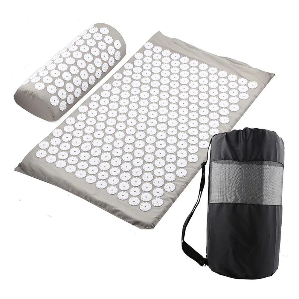 acupressure yoga mat massage cushion pillowacupressure yoga mat massag