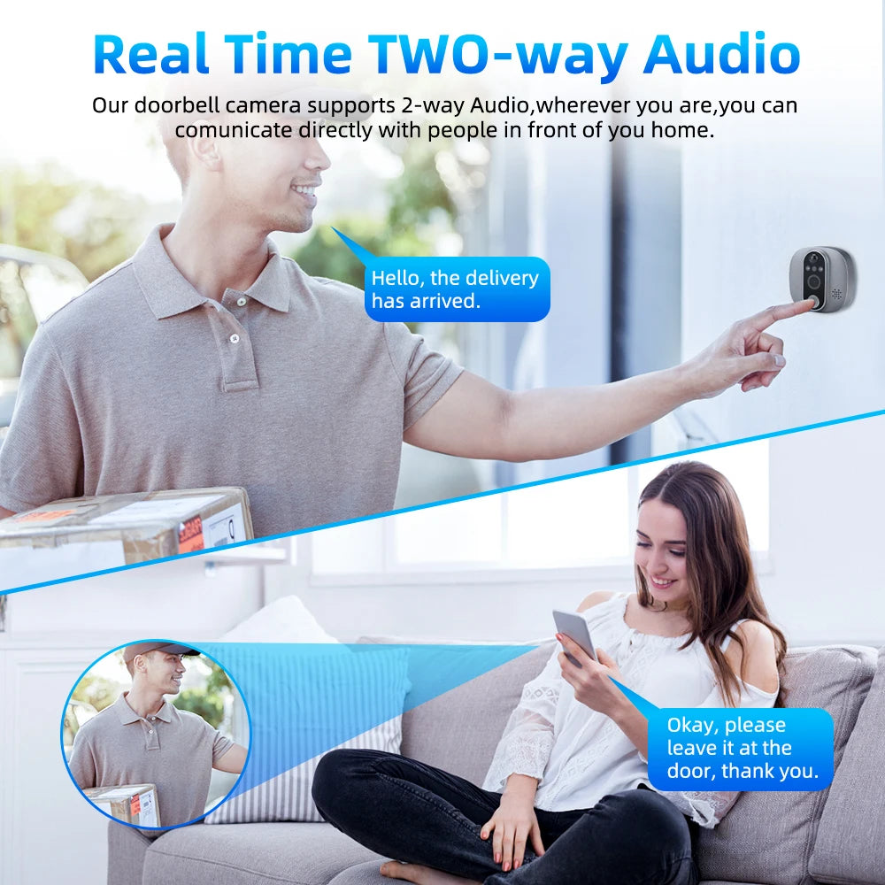 LCD Video Doorbell Intercom