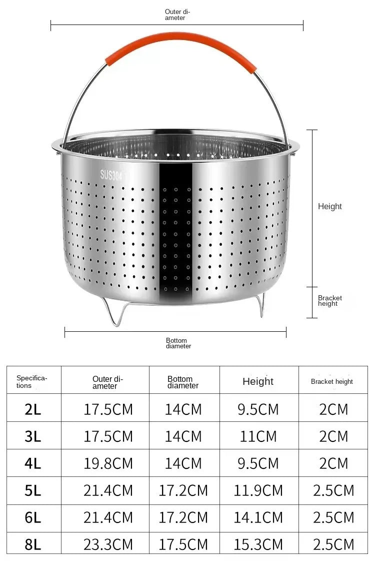 Stainless Steel Steamer Baske