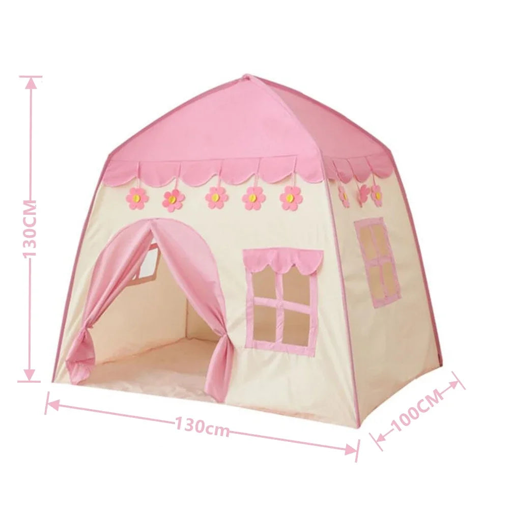 Kids Pink Play House Tent Teepee Tent Enfantkids pink play house tent