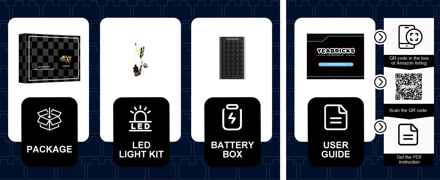 YEABRICKS LED Light Kit Toys for Childrenyeabricks led light kit toysy
