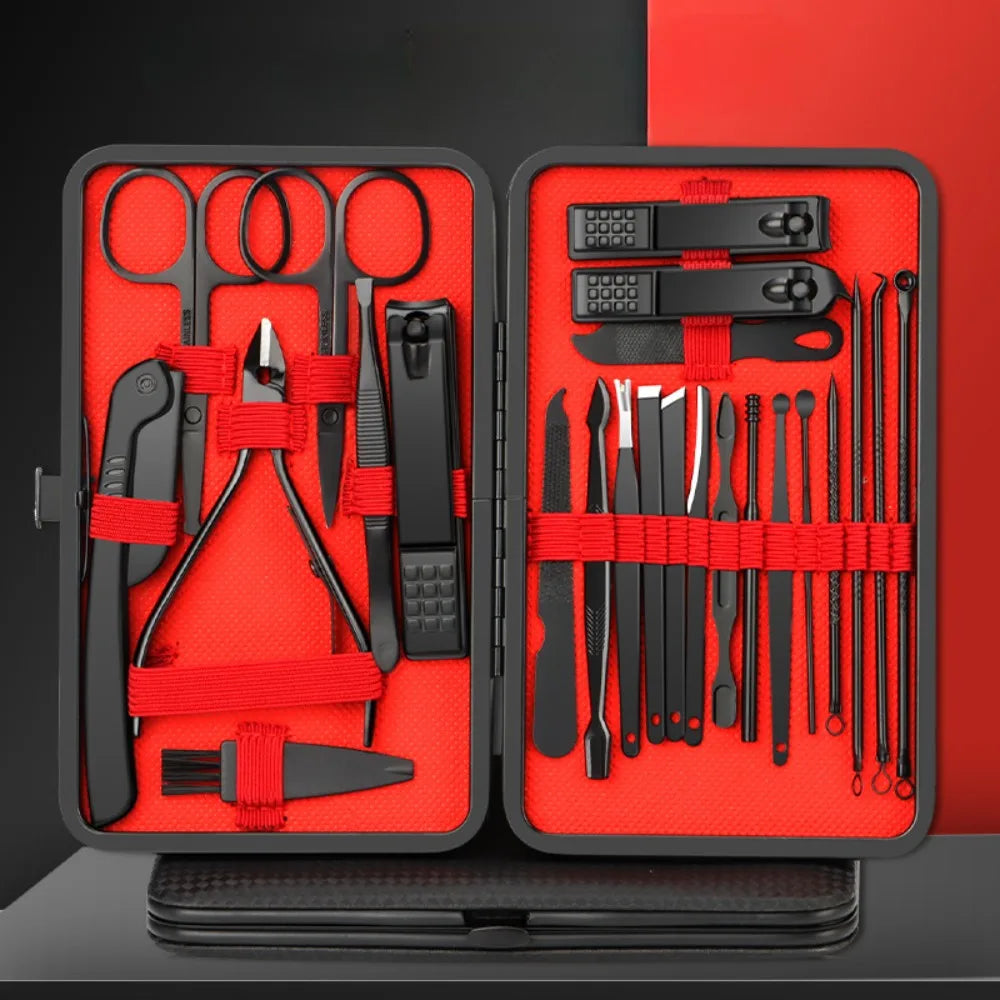 Black Nail Clipper Set Tool
