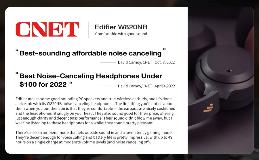 Wireless Noise Cancelling Headphones