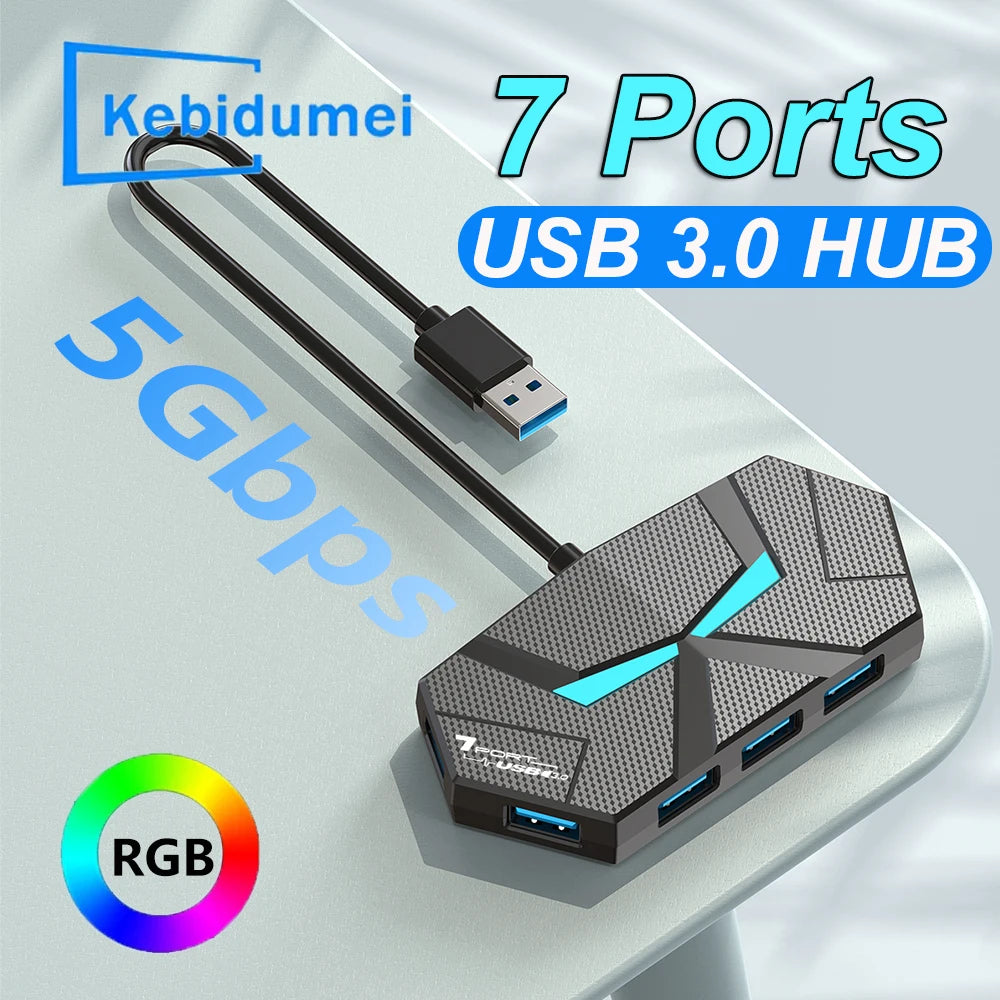 7 Ports USB 3.0 HUB