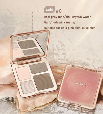 Facial Highlighter Makeup Palette