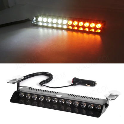 12 LED Car Strobe Light Flash Warning Signal  Waterproof
