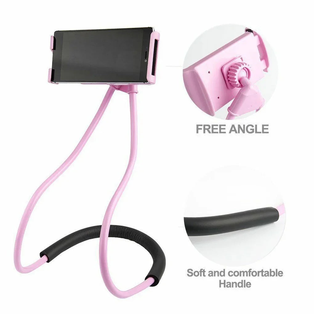 Mobile Phone Holder Hanging Neck Adjustable 360 Degree