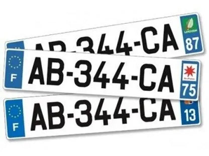 Sticker License Plate