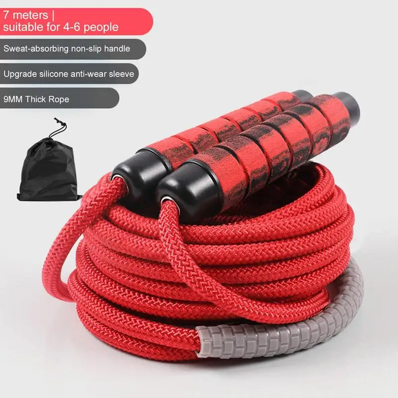 Group Skipping Rope Anti-Slip Handle For Double Unders