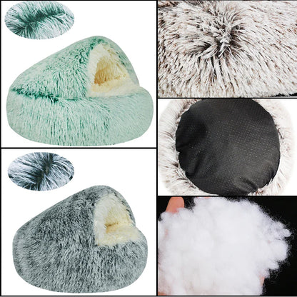 fluffy warming pet cave bedfluffy warming pet cave bedfluffy warming p