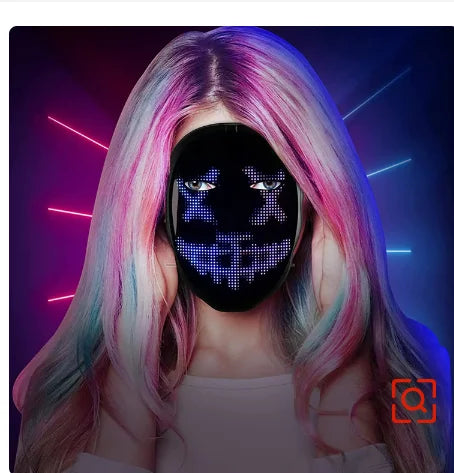 Digital Halloween mask