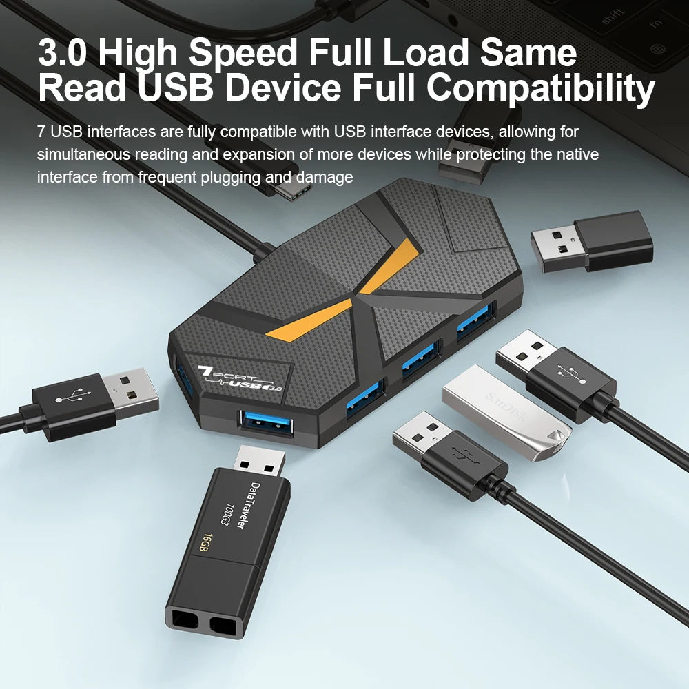 7 Ports USB 3.0 HUB