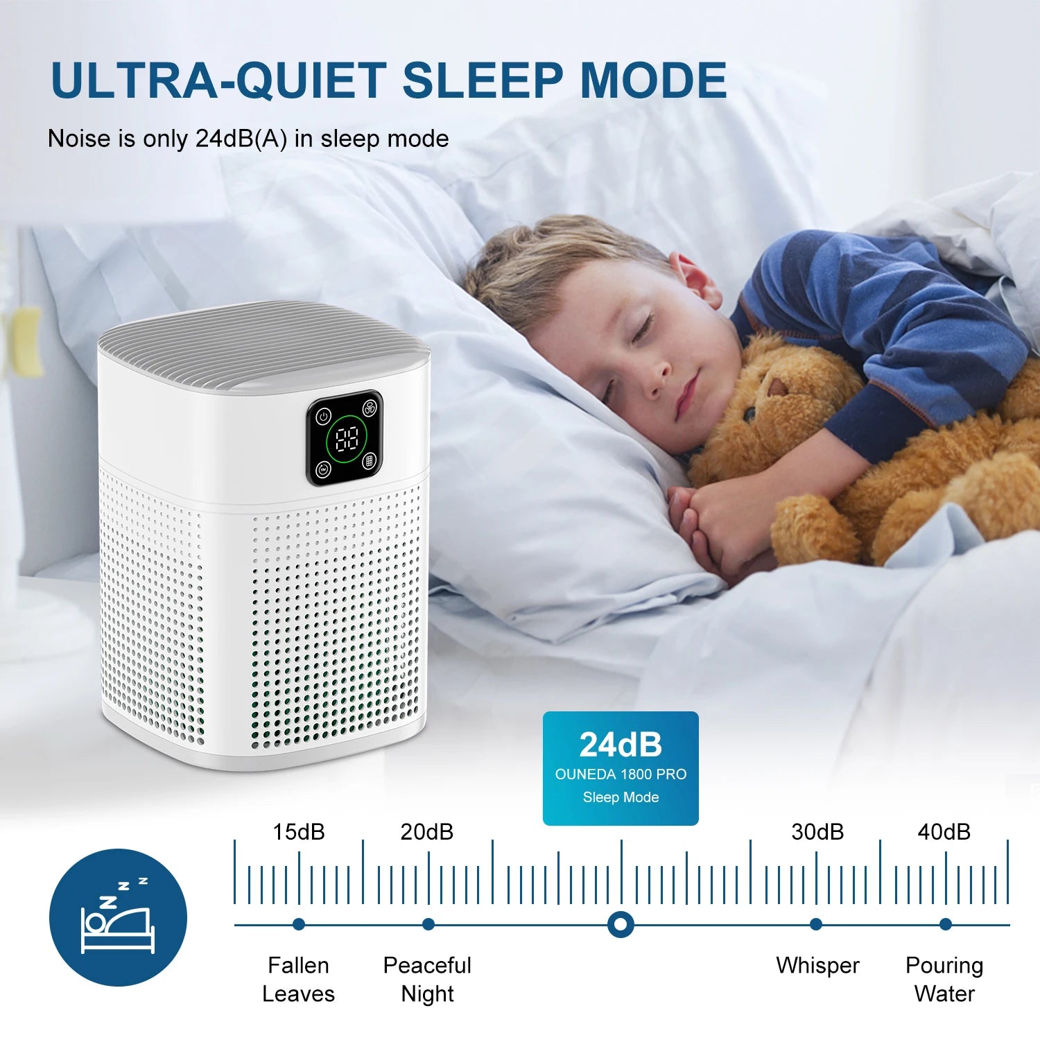 Smart Control Air Purifier For Home