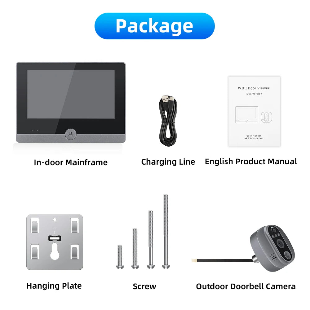 LCD Video Doorbell Intercom