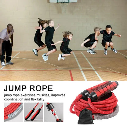 Group Skipping Rope Anti-Slip Handle For Double Unders