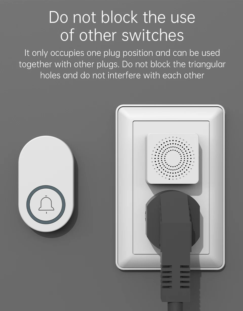 Outdoor Wireless Doorbell  Waterproof