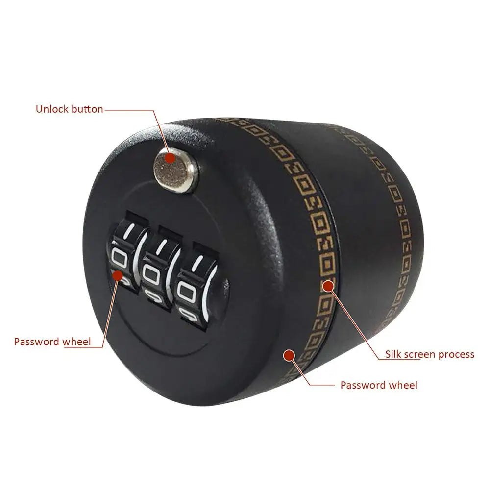Bottle lock digital password