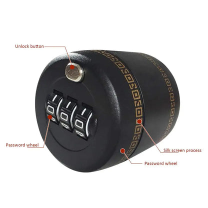 Bottle lock digital password