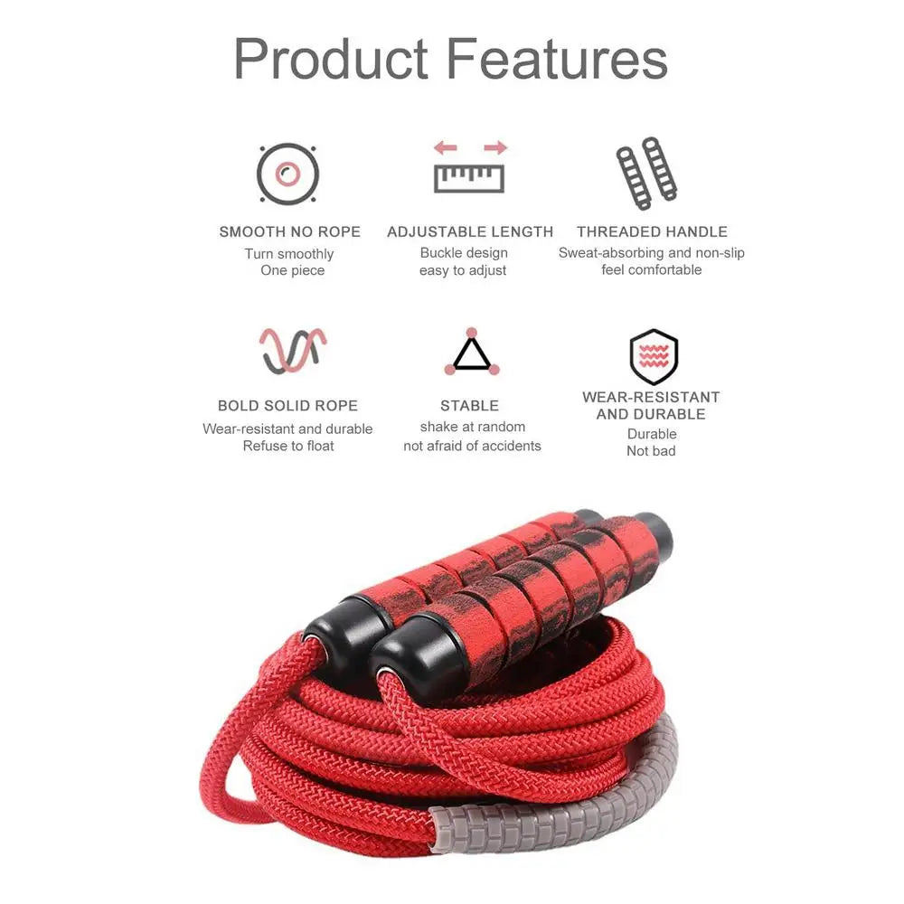 Group Skipping Rope Anti-Slip Handle For Double Unders