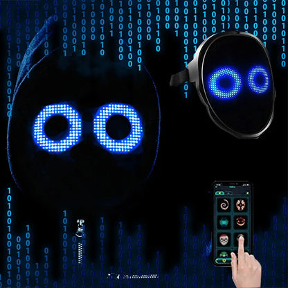 Digital Halloween mask