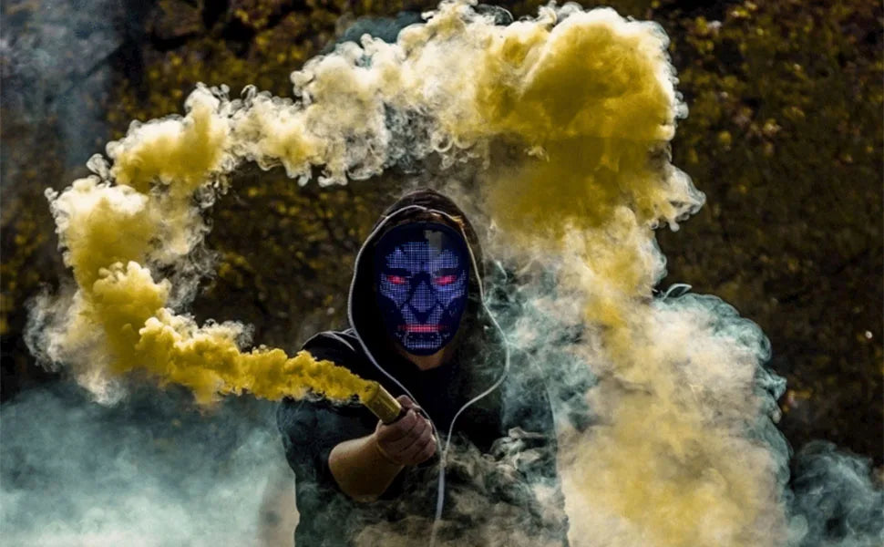 Digital Halloween mask