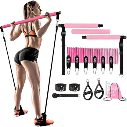 Portable Pilates Bar workout Kit